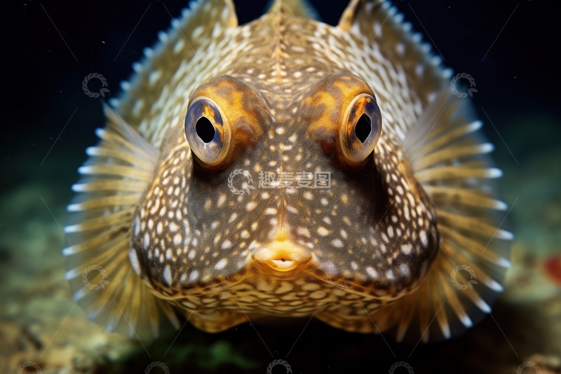 高清大图下载【趣麦麦图】一只可爱的深海鱼