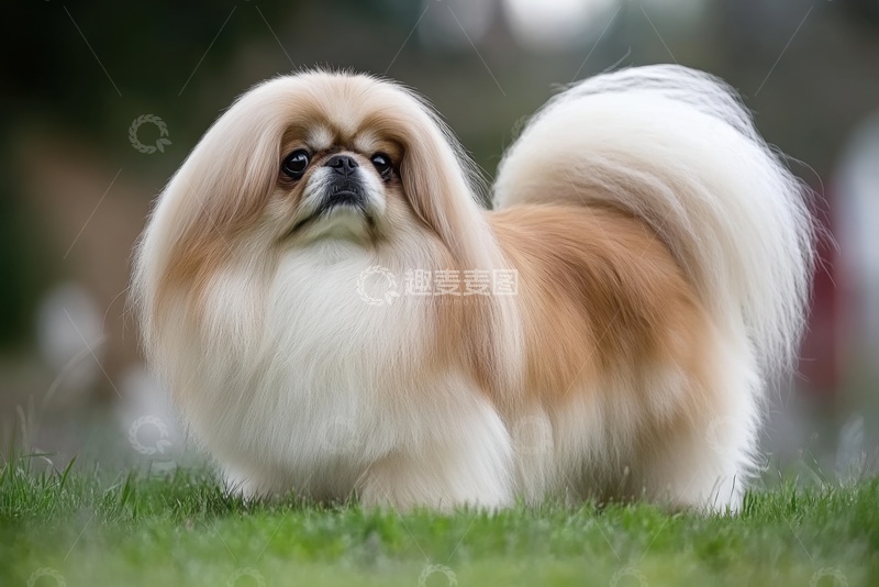高清大图下载【趣麦麦图】一只可爱的长毛狗