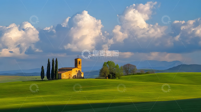 高清大图下载【趣麦麦图】欧式庄园田园风光2