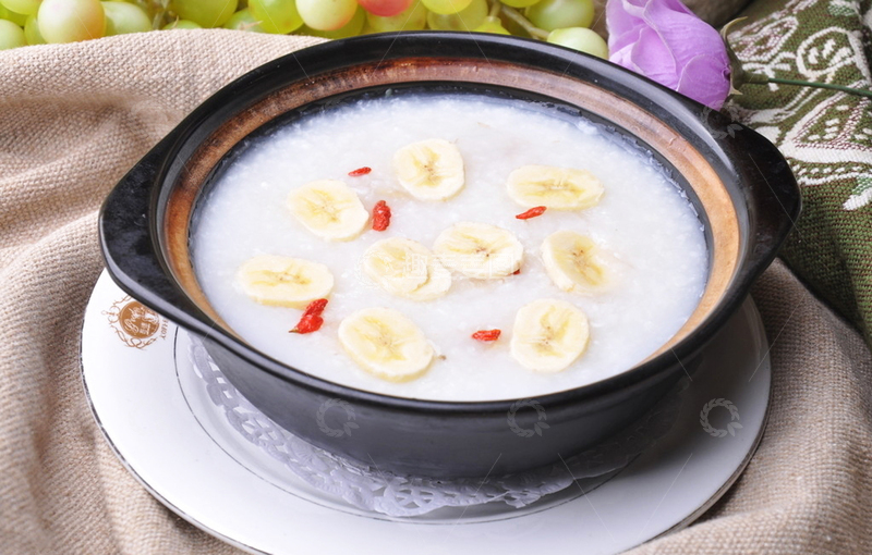 高清大图下载【趣麦麦图】蜂蜜香蕉粥品