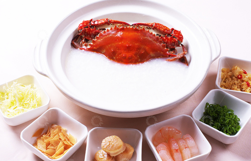 高清大图下载【趣麦麦图】潮式海鲜粥品