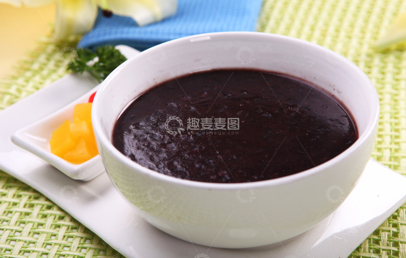 高清大图下载【趣麦麦图】黑糯米粥黑糯米粥1