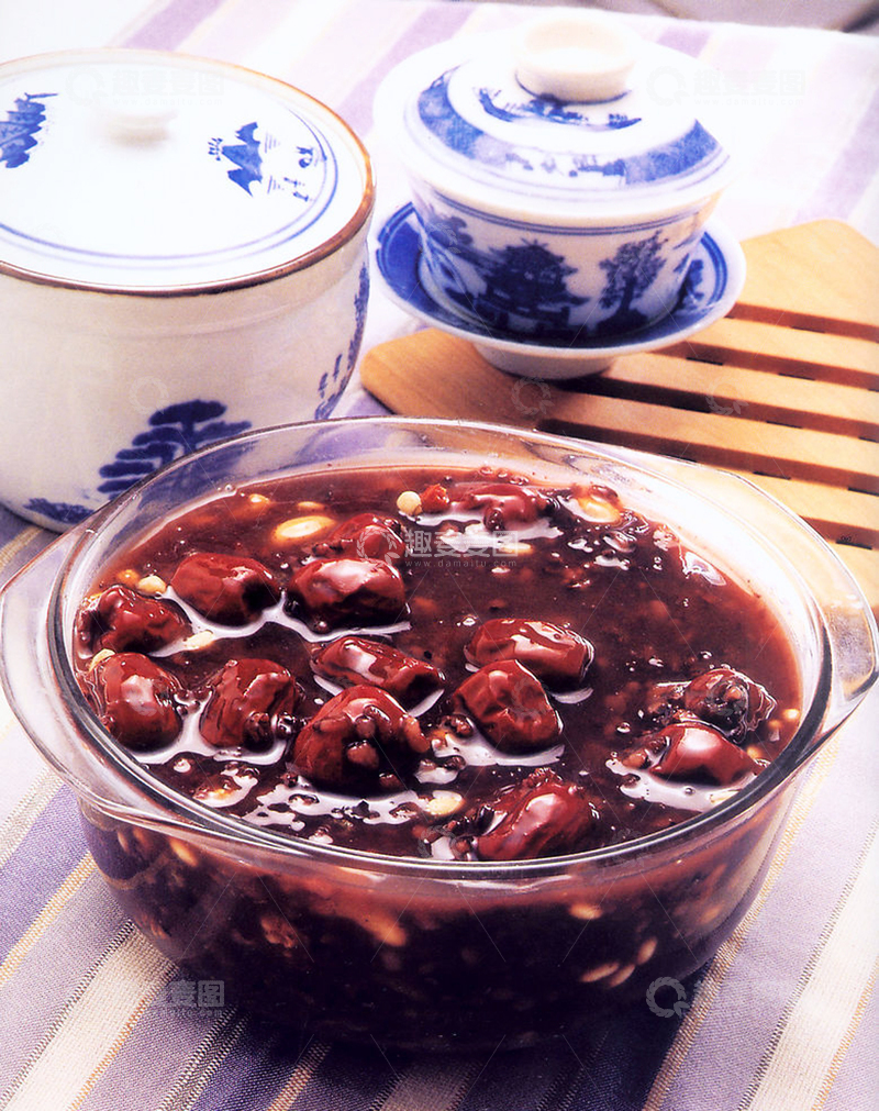 高清大图下载【趣麦麦图】红枣粥红枣粥