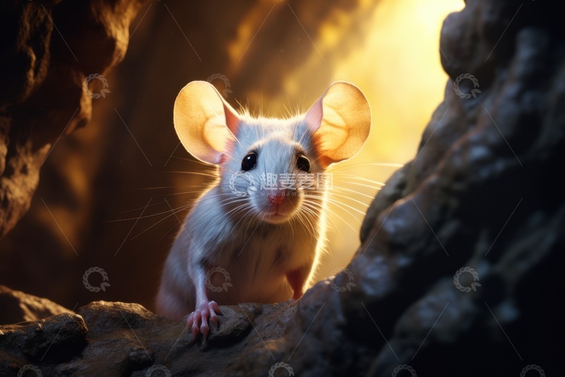 高清大图下载【趣麦麦图】一只可爱的小老鼠