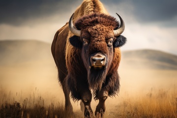 草原上的一只牦牛