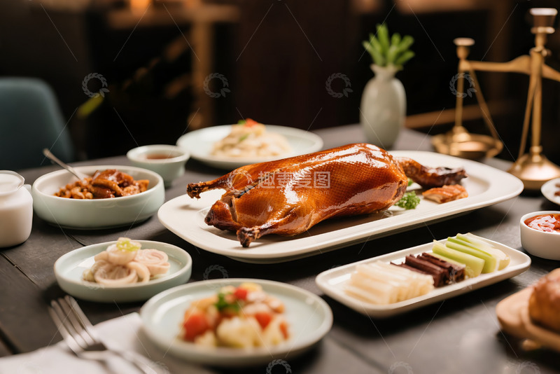 高清大图下载【趣麦麦图】美食烤鸭3