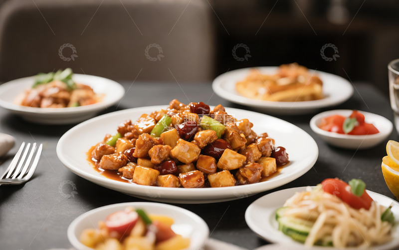 高清大图下载【趣麦麦图】美食咕噜肉1