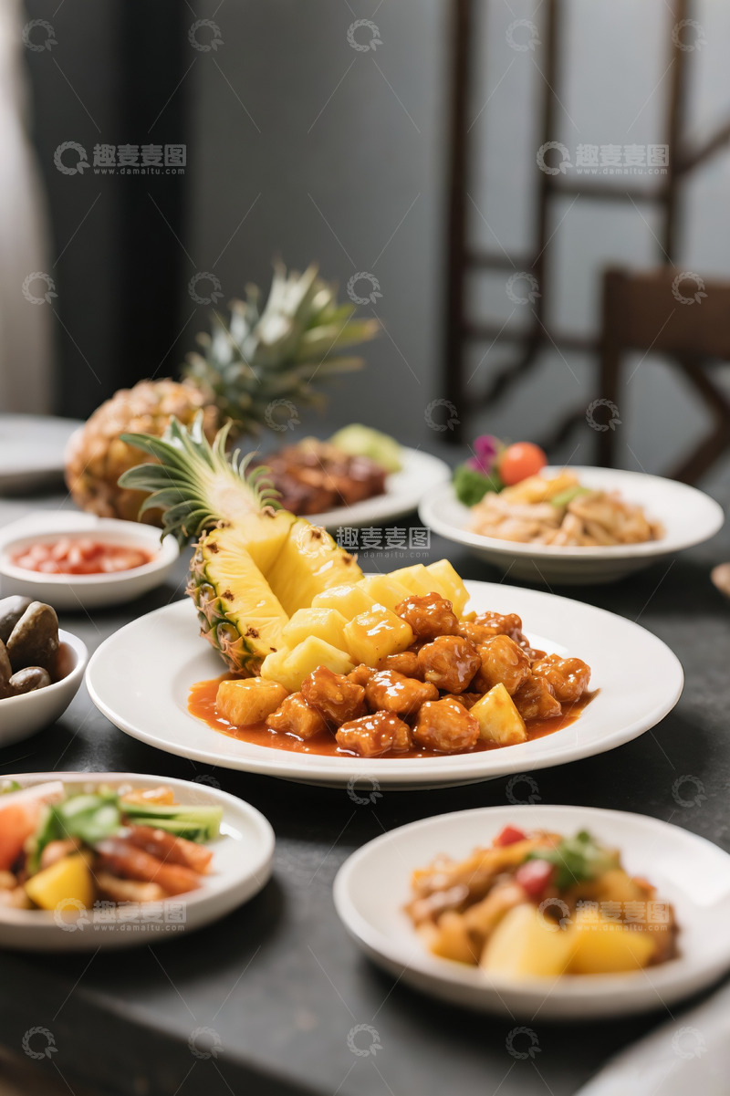 高清大图下载【趣麦麦图】美食咕噜肉3