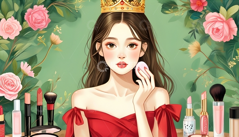 高清大图下载【趣麦麦图】化妆美妆人物4