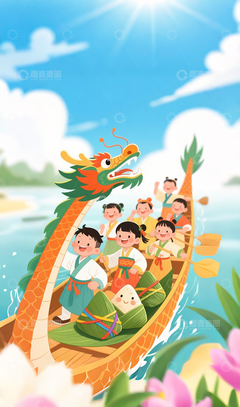 高清大图下载【趣麦麦图】端午节28