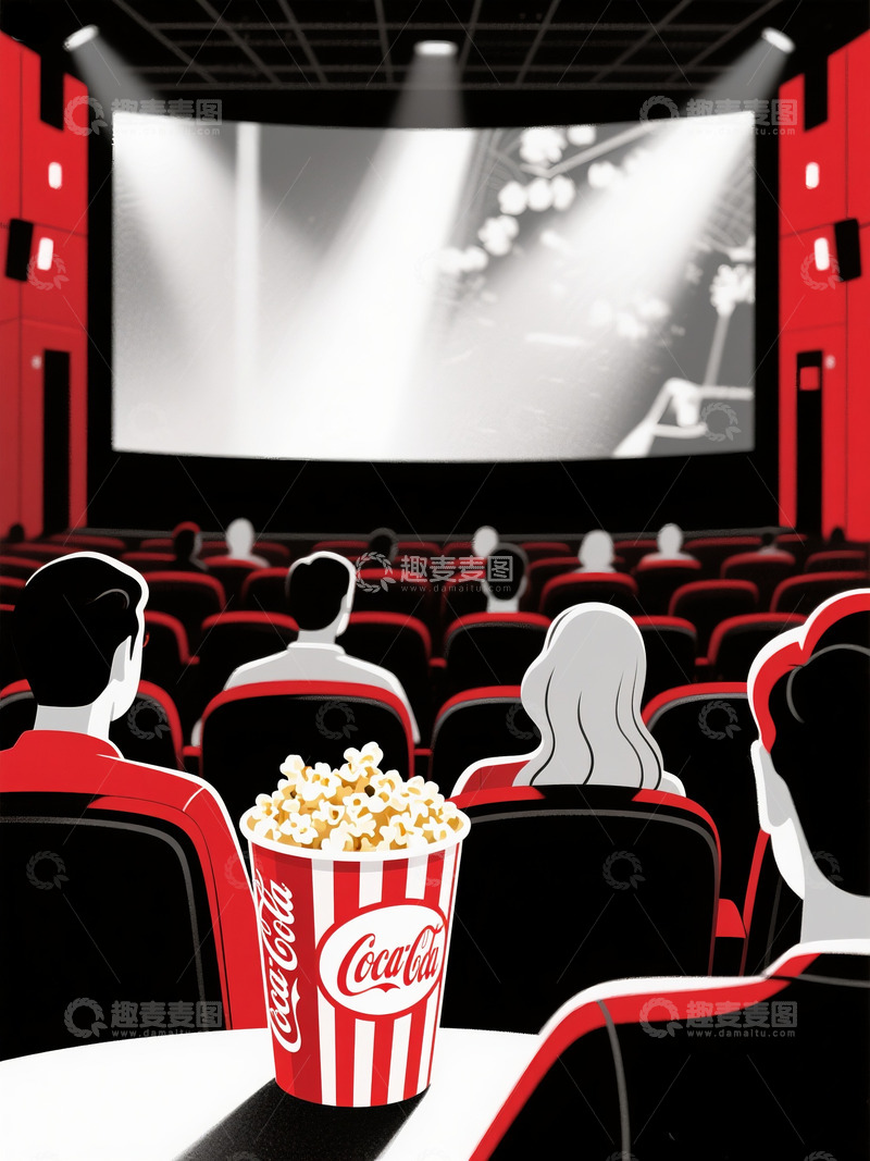高清大图下载【趣麦麦图】电影院的观众3
