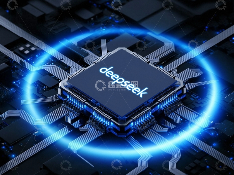 高清大图下载【趣麦麦图】科技人工智能背景deepseek2