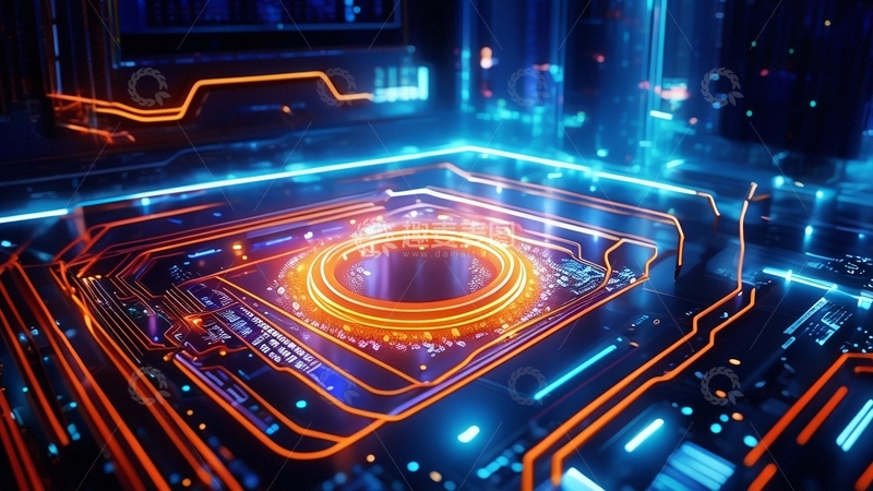 高清大图下载【趣麦麦图】科技人工智能背景2