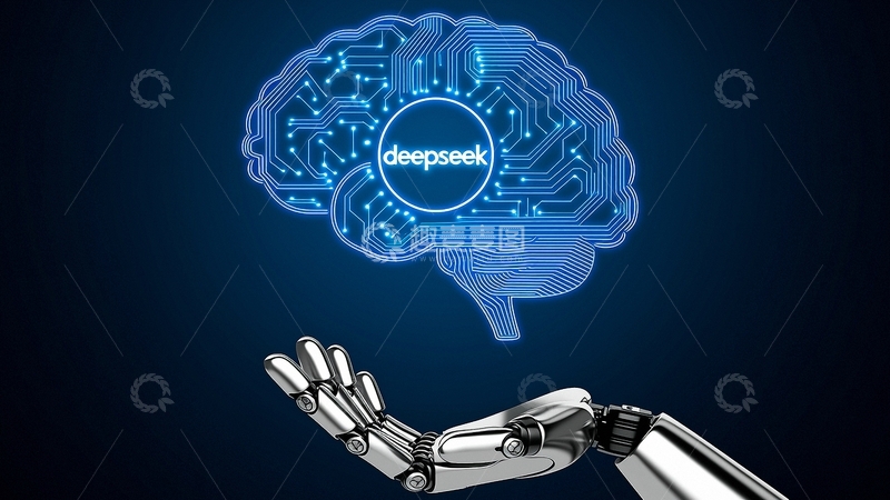 高清大图下载【趣麦麦图】科技人工智能背景deepseek27