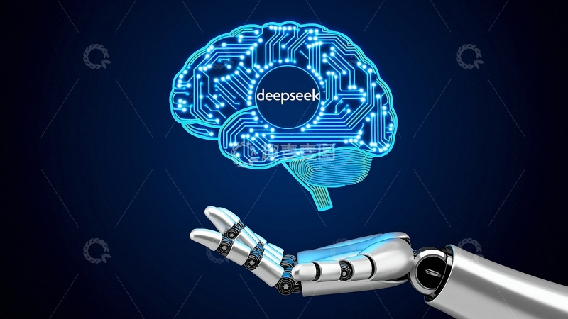 高清大图下载【趣麦麦图】科技人工智能背景deepseek24