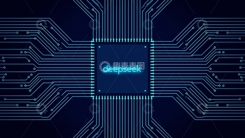 高清大图下载【趣麦麦图】科技芯片背景5