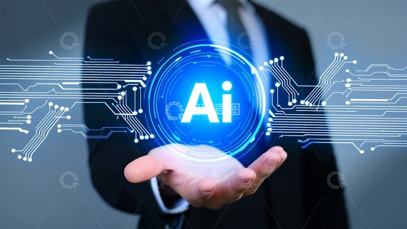 高清大图下载【趣麦麦图】科技人工智能背景AI11