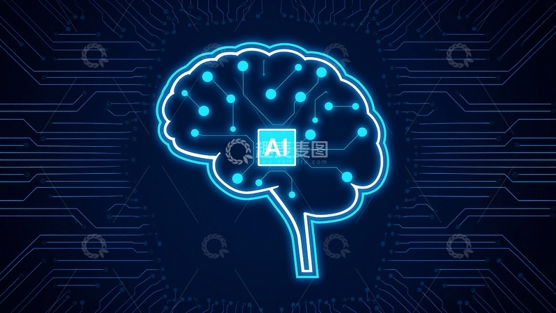高清大图下载【趣麦麦图】科技人工智能背景8