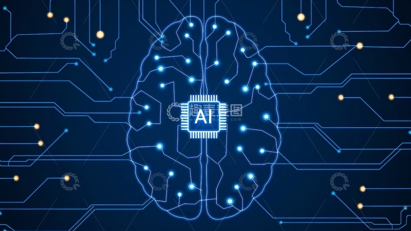 高清大图下载【趣麦麦图】科技人工智能背景7