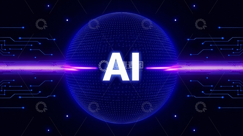 高清大图下载【趣麦麦图】科技人工智能背景9