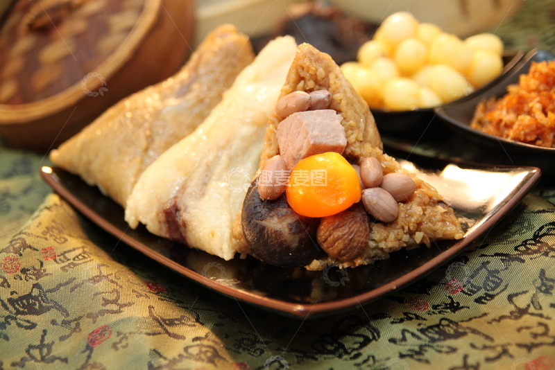 高清大图下载【趣麦麦图】端午节粽子糯米8