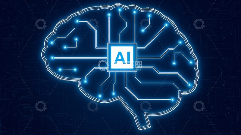 高清大图下载【趣麦麦图】科技人工智能背景
