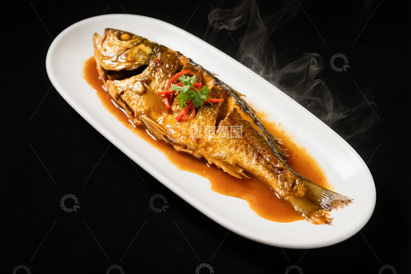 高清大图下载【趣麦麦图】老烧鱼高清美食摄影3