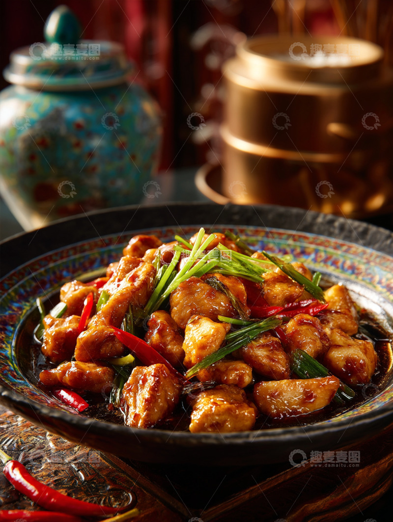 高清大图下载【趣麦麦图】宫保鸡丁摄影图12
