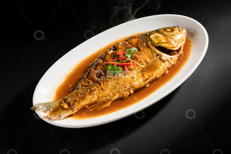 高清大图下载【趣麦麦图】老烧鱼高清美食摄影5