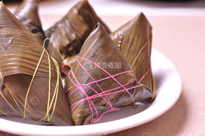 高清大图下载【趣麦麦图】端午节粽子糯米10