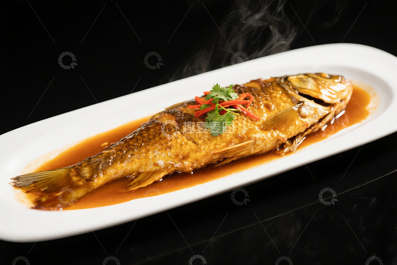 高清大图下载【趣麦麦图】老烧鱼高清美食摄影6