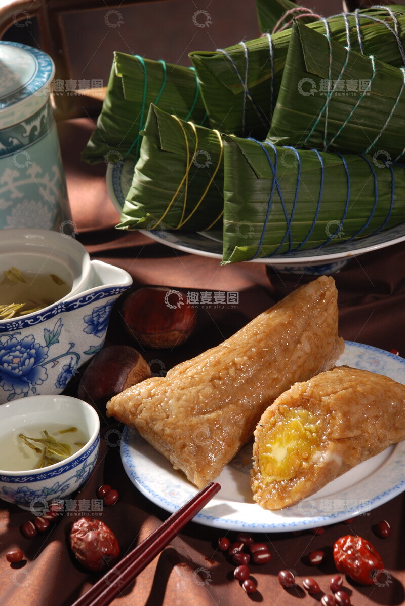 高清大图下载【趣麦麦图】端午节粽子糯米17