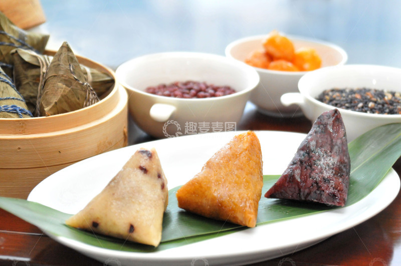 高清大图下载【趣麦麦图】端午节粽子糯米12
