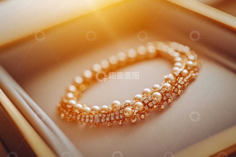 高清大图下载【趣麦麦图】一串珍珠项链