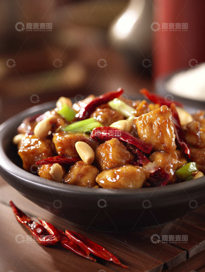 高清大图下载【趣麦麦图】宫保鸡丁摄影图48