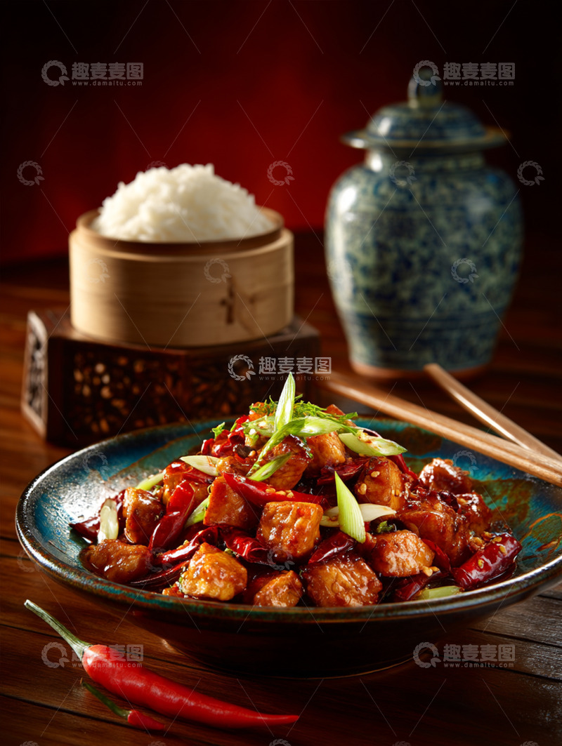 高清大图下载【趣麦麦图】宫保鸡丁摄影图55