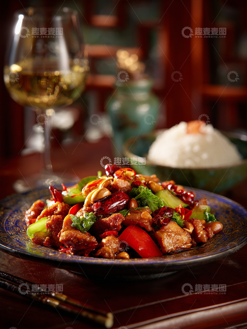 高清大图下载【趣麦麦图】宫保鸡丁摄影图49