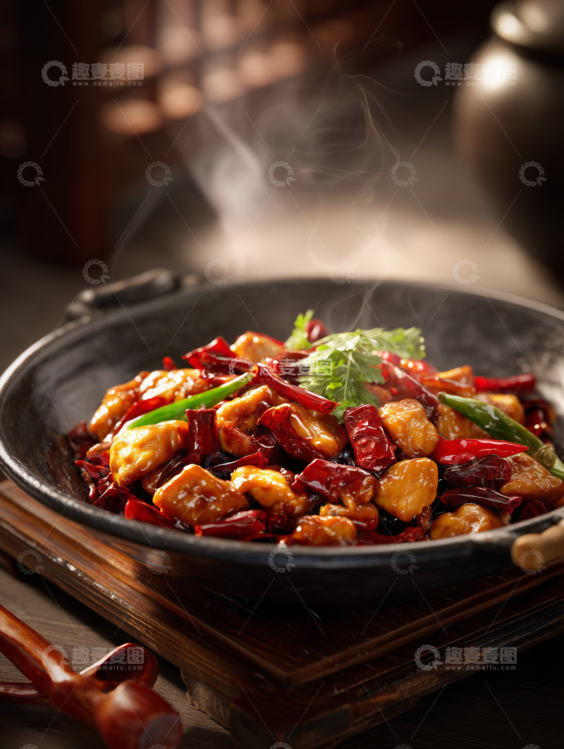 高清大图下载【趣麦麦图】宫保鸡丁摄影图44