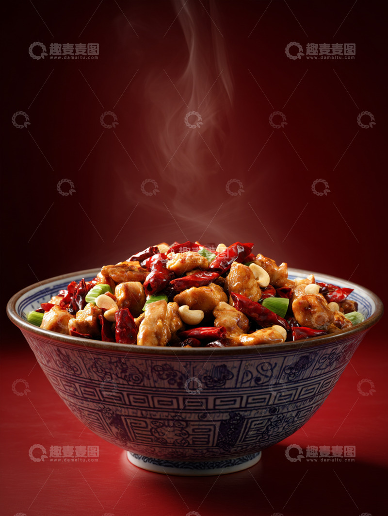 高清大图下载【趣麦麦图】宫保鸡丁摄影图40
