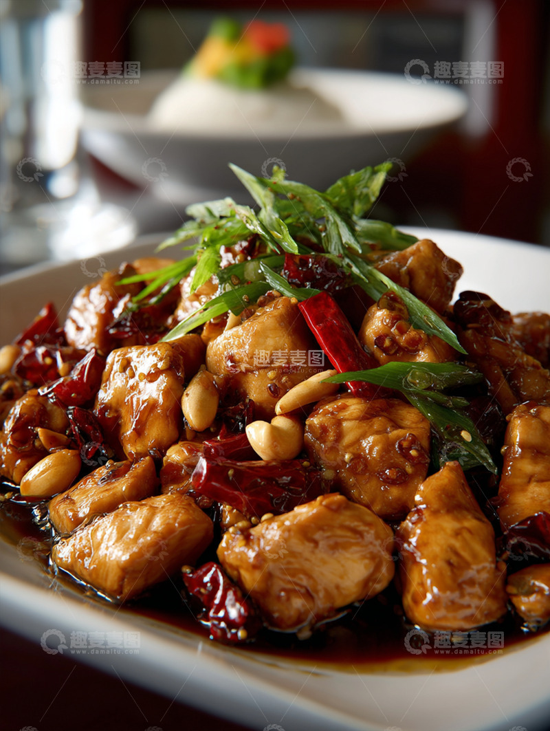 高清大图下载【趣麦麦图】宫保鸡丁摄影图21
