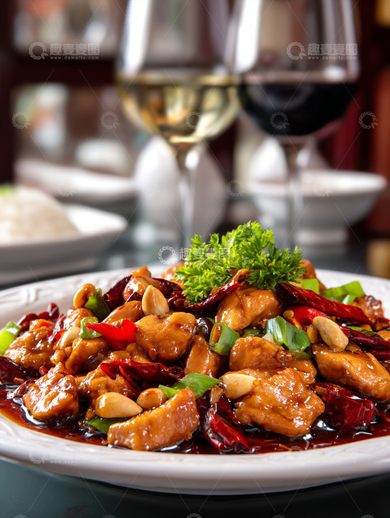 高清大图下载【趣麦麦图】宫保鸡丁摄影图37
