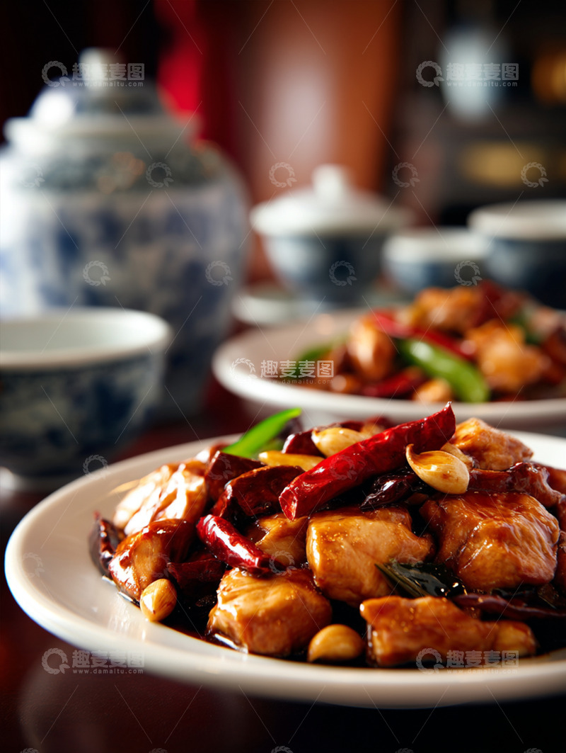 高清大图下载【趣麦麦图】宫保鸡丁摄影图42
