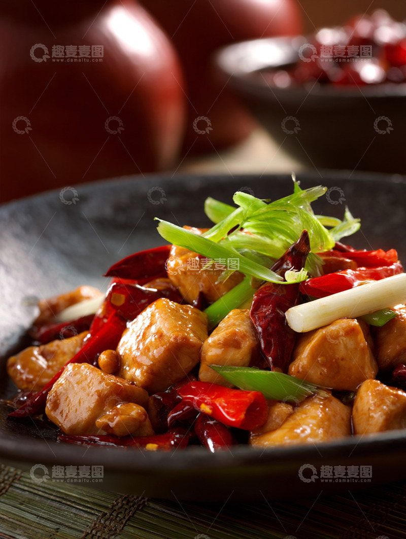 高清大图下载【趣麦麦图】宫保鸡丁摄影图33