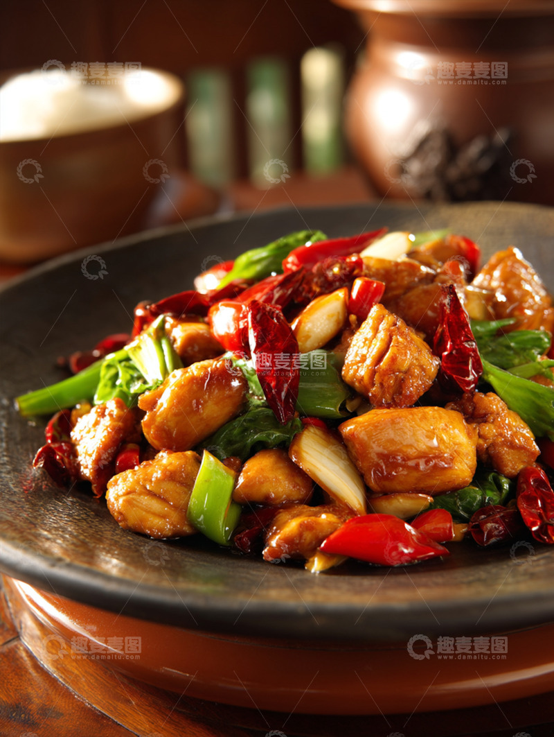 高清大图下载【趣麦麦图】宫保鸡丁摄影图23