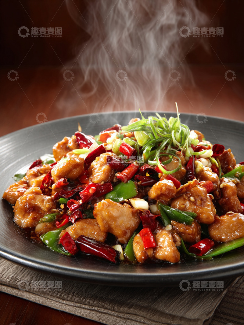 高清大图下载【趣麦麦图】宫保鸡丁摄影图52