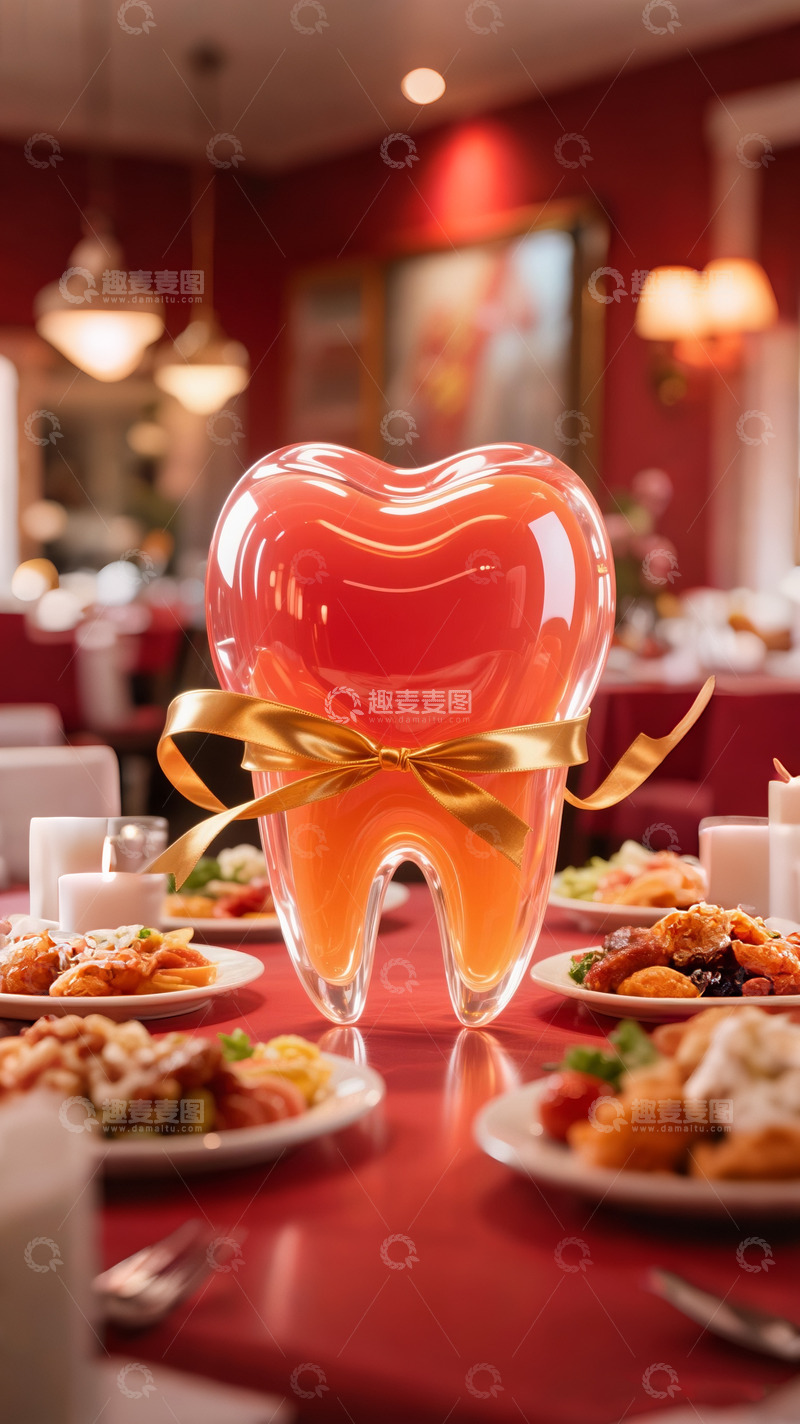 高清大图下载【趣麦麦图】牙齿广告场景15