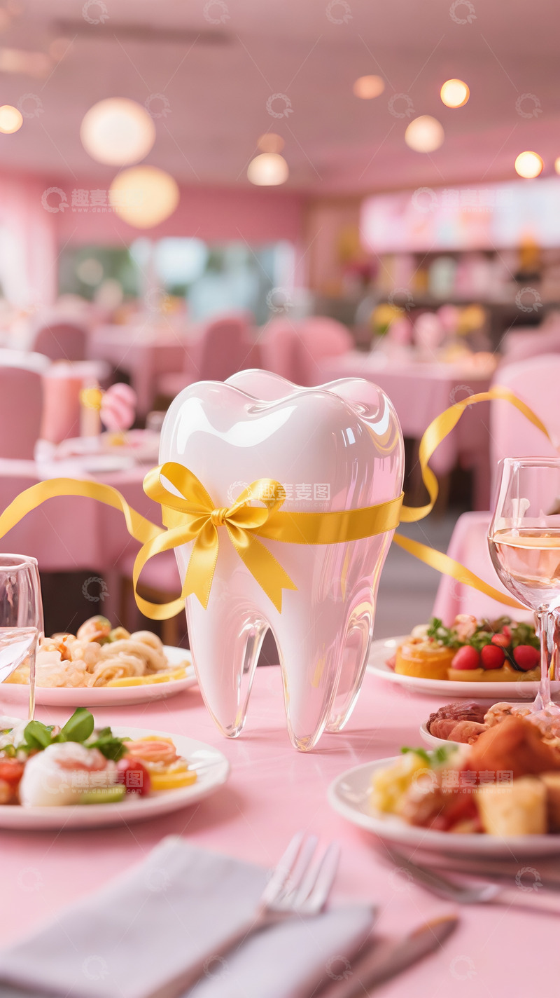 高清大图下载【趣麦麦图】牙齿广告场景12