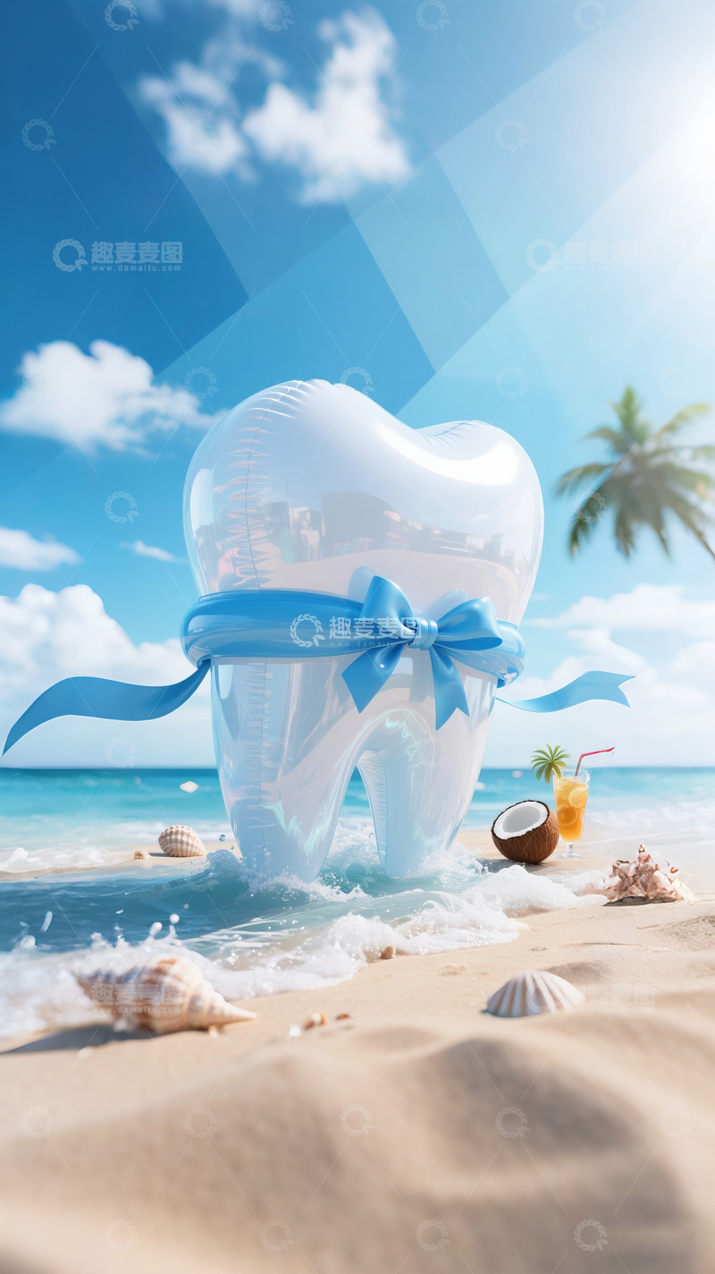 高清大图下载【趣麦麦图】牙齿广告场景10