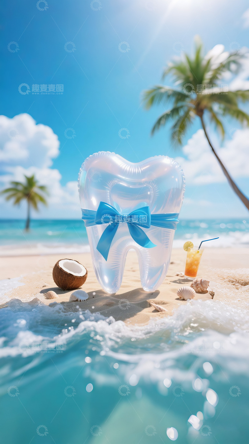 高清大图下载【趣麦麦图】牙齿广告海报