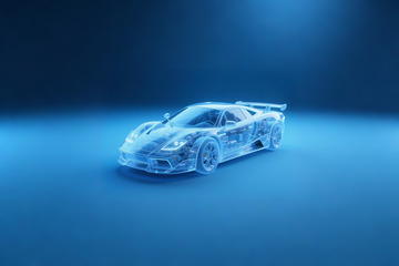 电动汽车概念图